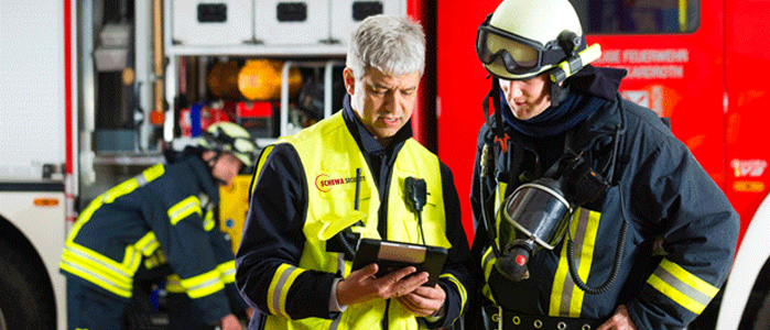 Sicherheitsdienst-Brandwache
